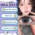 Coconut Milk Jelly 6-month Disposal Contact Lens