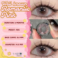 Well-known Romantic Pink 6-month Disposal Contact Lens