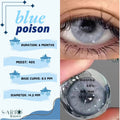 Blue Poison 6-month Disposal Contact Lens