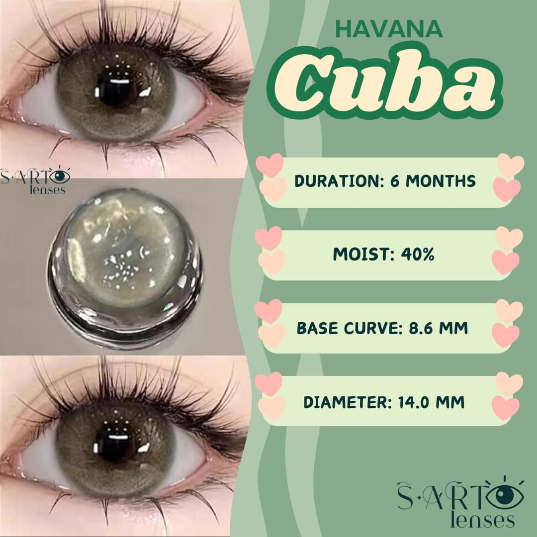 Havana Cuba 6-month Disposal Contact Lens