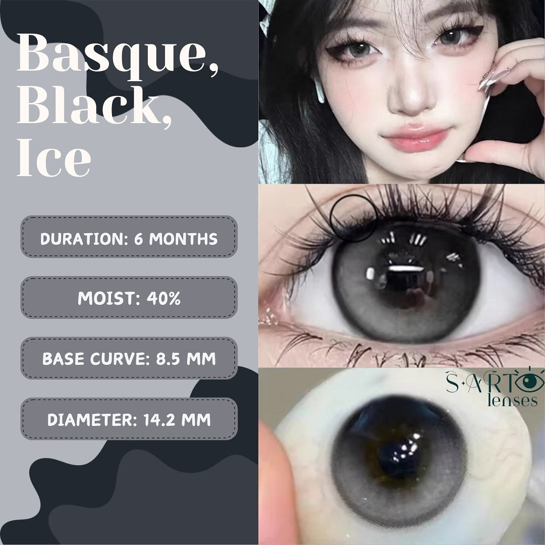 Basque Black Ice 6-month Disposal Contact Lens