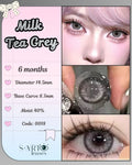 Milk Tea Gray 6-month Disposal Contact Lens