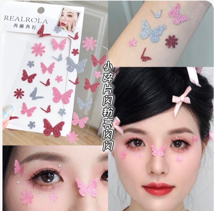 Face Sticker - Butterflies
