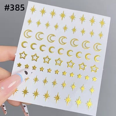 Face Sticker - Gold Night Set
