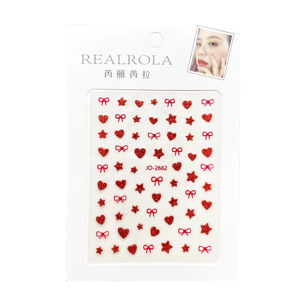 Face Sticker - Red Set
