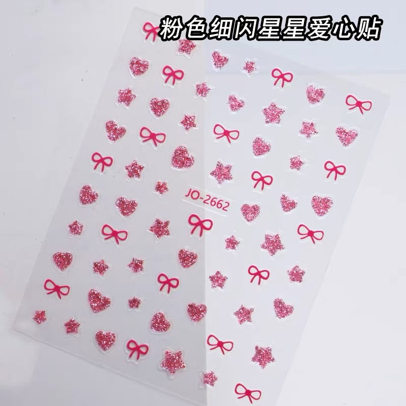 Face Sticker - Pink Bowie